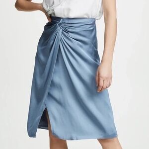 Silk Blue Skirt